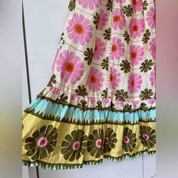 NWT Size XL - By Anthropologie Short-Sleeve Mesh Midi Dress - Picture 4 of 11